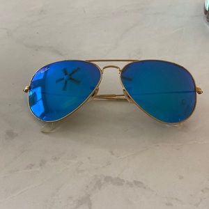 Blue Tint Aviator Ray-Bans